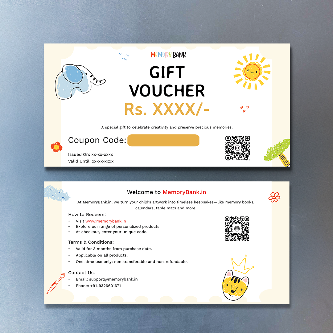 Gift Voucher Memory Bank
